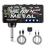 Donner Gitarren-Kopfhörer-Verstärker Heavy Metal USB Wiederaufladbarer...
