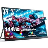144Hz Portable Monitor 17.3 Zoll, UPERFECT Tragbarer Display USB C Monitor...
