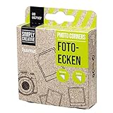 Hama Fotoecken 500 Stück (Foto Klebepads selbstklebend, Fotokleber Ecken...