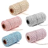 Fyfjur Bäcker Schnur, Baumwollschnur, 5 Rollen und 500M...