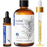 HIQILI Nelkenöl 100ml, 100% Reines Naturreines, Ätherisches Aromatherapie...