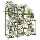 Bamworld Pflanzenständer Blumenständer Pflanzenregal Indoor Outdoor für...