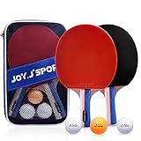 Tischtennisschläger, Pingpong-Schläger Set mit 2 Schläger und 3 Bällen,...