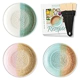 evergrate Keramikreibe 3er Verschenkset - Ice, Flower, Beach mit...