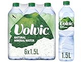 Volvic Natürliches Mineralwasser, 6 x 1,5 l