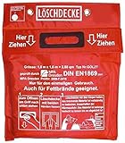 Brandengel Premium Löschdecke 1,60 x 1,80 m Geprüft MPA Dresden nach DIN...