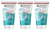 Garnier Skin Active 3in1 Reinigung + Peeling + Maske Anti Pickel, 3er Pack...