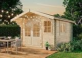 Gartenhaus Gabriel-34 mit Fußboden aus Holz, Gerätehaus 300x400, 10,07...
