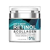 Fortschrittlich Retinol Creme Gesicht,Feuchtigkeitscreme Kollagen Creme...