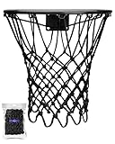 XXXYYY Schwarzes Basketballnetz für den Außenbereich, strapazierfähig,...