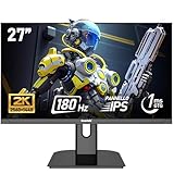 Gawfolk 27 Zoll IPS PC-Bildschirm, 2K 180Hz Gaming Monitor