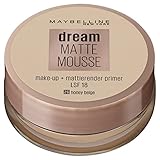 Maybelline New York Make Up, Dream Matte Mousse Make-Up, Mattierend, Nr. 26...