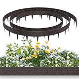 NAIZY Rasenkante Kunstoff 10 m Beeteinfassung Steinimitatziegel,...