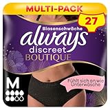 Always Discreet Boutique Inkontinenz-Höschen Plus Schwarz, Frauen, M, 9...