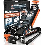 Hydraulischer Wagenheber 2,5T | TÜV geprüfter Premium Rangierwagenheber...