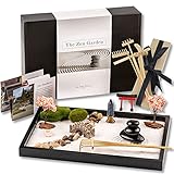 Island Falls Home Zen Garten Set 11x8 Zoll Premium Japanisches Sand...