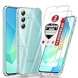 LeYi Hülle für Samsung Galaxy A16 5G / 4G Transparent Handyhülle mit 2...