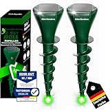 EdenGardens 2er Pack SOLAR MOLE Repeller Maulwurf Vertreiber bestes Mittel...