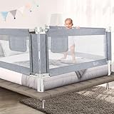 Kidsbuddy Rausfallschutz Bett, 200cm Bettgitter Rausfallschutz,...