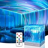 LED Sternenhimmel Projektor Kinder, RGB 3D Lavalampe mit 18 Lichteffekte &...