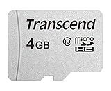Transcend Highspeed 4GB micro SDXC/SDHC Speicherkarte (für Smartphones,...