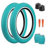 ZUKKA 2Pcs Faltbarer 20 Zoll BMX Reifen 20x2.40 Mantel und 2Pcs 20 Zoll...