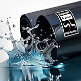 Wellzenith Teichfolie, 0,2 mm Dick, Schwarzes HDPE-Material, Wasserdicht...