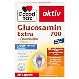 Doppelherz Glucosamin 700 Extra mit Chondroitin - Mit Vitamin C für die...