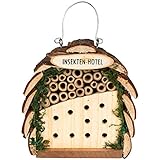 Gardigo Insektenhotel für Bienen und Marienkäfer aus Holz | Nistkasten...