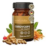 NEU - Viktilabs© Premium Cordyceps Kapseln mit Vitamin C aus Acerola -...