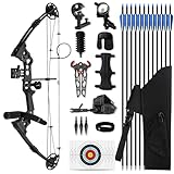 SERfawnCH Drachenklaue Compoundbogen Set 20-70 LBS Einstellbarer Jagd- und...