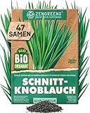 ZenGreens® - Bio Schnittknoblauch Samen - Schnittknoblauchsamen -...