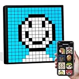 Aygo Pixel Art Digitaler Bilderrahmen, 16x16 RGB LED Panel, Digital Photo...