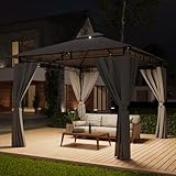TRIUMPHKEY Pavillon 3x3 Wasserdicht Stabil Winterfest,Garten...