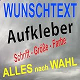 cartattoo4you® AP-02995 | WUNSCHTEXT Aufkleber Text selbst gestalten...