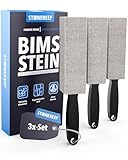 Urinsteinentferner extra stark [3x Bimsstein Toilettenreiniger mit Griff]...