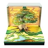 3D-Adventskalender 2025, Notizblock, Modellschnitzerei, vier...