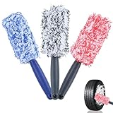 ZXNJA 3 Stück Felgenbürste,Felgen Bürste,Felgenbürste Auto,Premium...