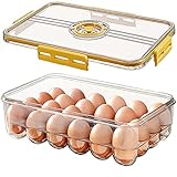 Eierbehälter 24 Eier, Eierbox, Deecam Transparente Eierbehälter für...