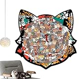Katzenpuzzle – 135-teiliges Lernpuzzle Aus Holz, Lustiges...