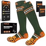 Beheizbare Socken Beheizte Socken,Heizsocken Skisocken 5v 8000 mAh...