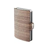 I-CLIP Original Nussbaumholz - Slim Wallet - Mini Geldbeutel - Geldbörse -...