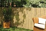 DE-COmmerce Bambus Zaun Sichtschutz CALAMA extra gehärtet (HxB) 180 x 500...
