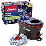 Vileda H2PrO Spin mop Wischmopp Set mit Eimer| 100% Trennung von Frisch-...