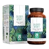 NATURTREU® Algenkraft - Omega 3 Vegan aus Algenöl – 1000mg Omega 3...
