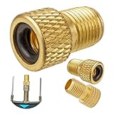 Fahrrad Ventil Adapter, 3 Stück, für Blitz- und Prestaventil auf...