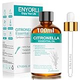 ENYORLI Citronellaöl Ätherische Öle 100ml 100% Reines Citronella Öl...