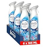 Febreze Lufterfrischer Spray Aprilfrisch 6x185 ml, 2-in-1...
