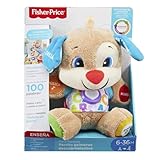 Fisher-Price Lernspaß-Hündchen mit drei Stufen | sprechendes Kuscheltier...