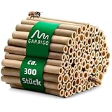 GARDIGO® Bambusröhrchen für Insektenhotel - 300 Stück | Premium...